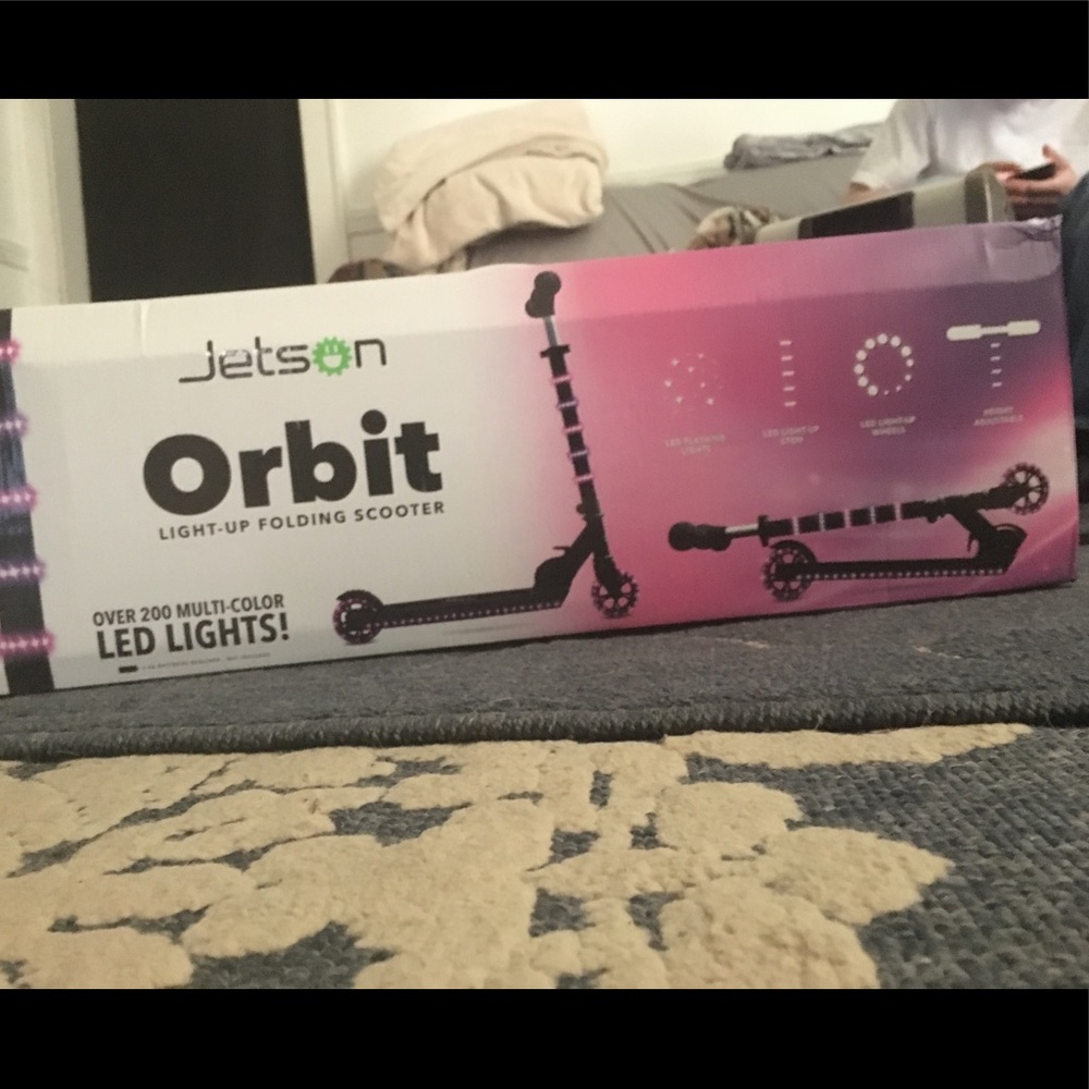 Jetson Orbit light up folding scooter